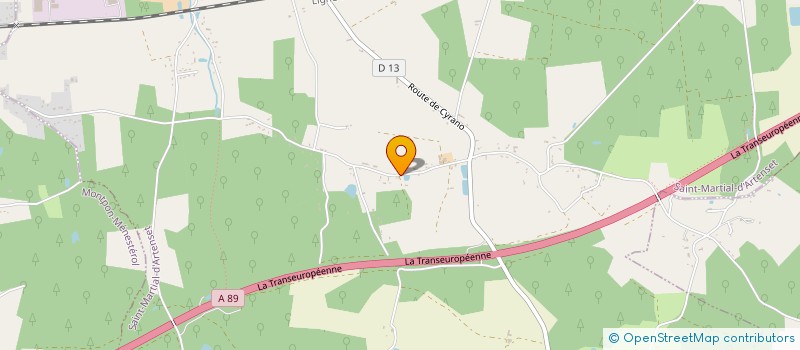 localisation de l'entreprise STARLEMY  SAINT-BARTHELEMY-DE-BELLEGARDE