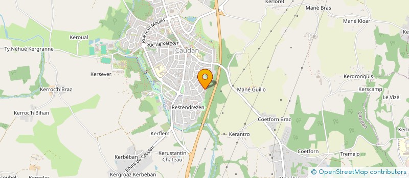 localisation de l'entreprise STARLEPI  CAUDAN