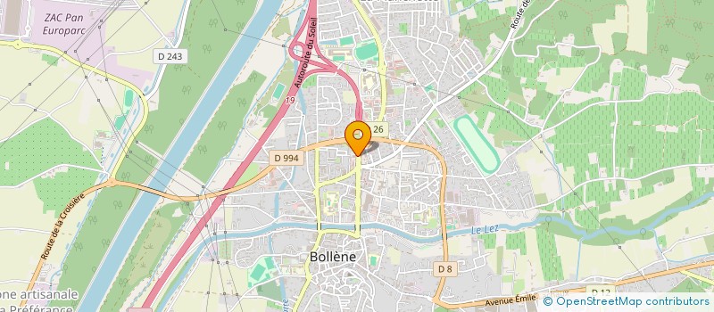 localisation de l'entreprise STARLIAUX  BOLLENE