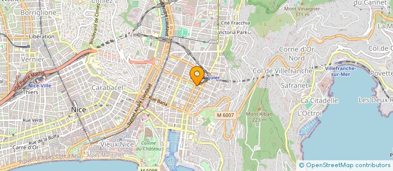 localisation de l'entreprise STARLIFE à NICE