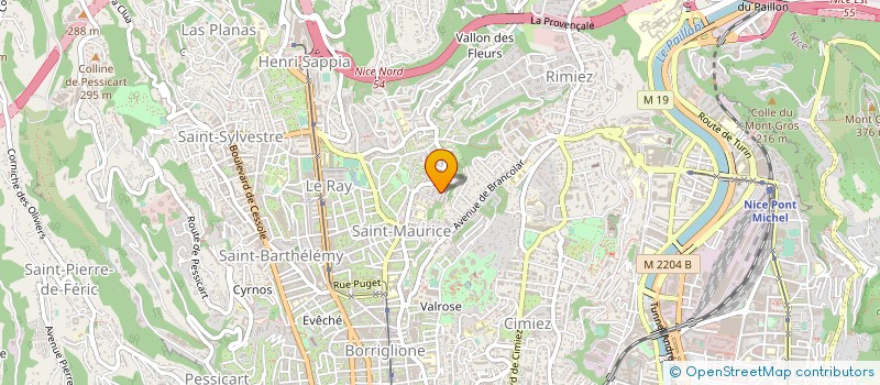 localisation de l'entreprise STARLIFT à NICE