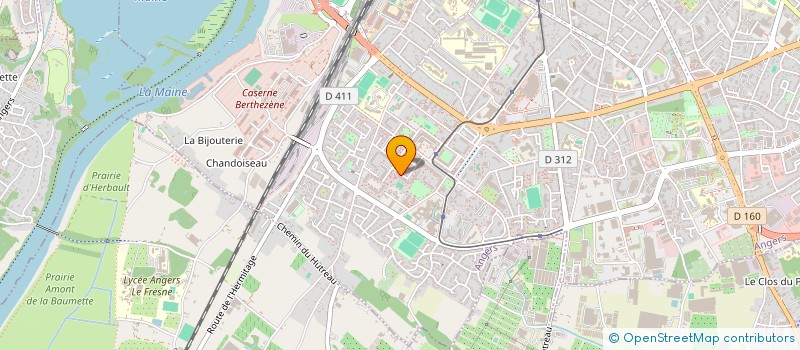 localisation de l'entreprise STARLIGHT CLUB à ANGERS