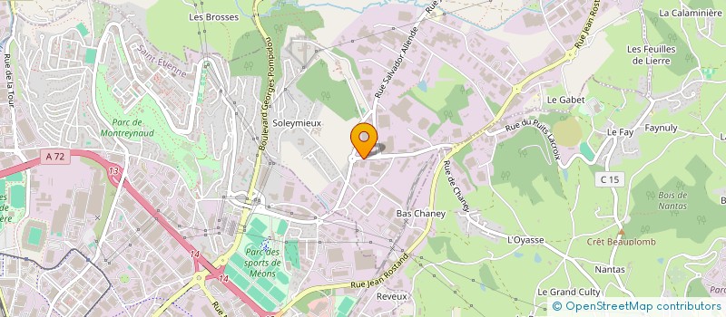 localisation de l'entreprise STARLIGHT INVEST  LA TALAUDIERE