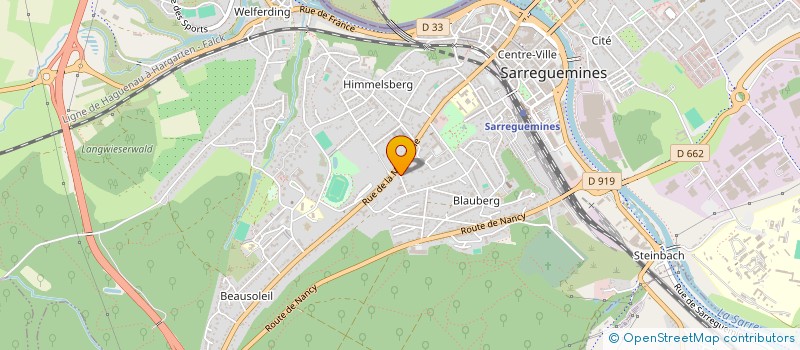 localisation de l'entreprise STARLIGHT PRODUCTIONS à SARREGUEMINES