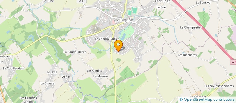 localisation de l'entreprise STARLIGHT REVELATION  LE BIGNON