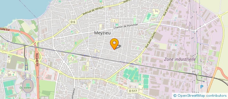localisation de l'entreprise STARLIGHT VTC à MEYZIEU