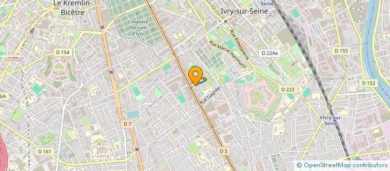 localisation de l'entreprise STARLINE  IVRY-SUR-SEINE