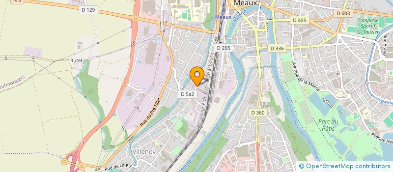 localisation de l'entreprise STARLINE EMBALLAGE  VILLENOY