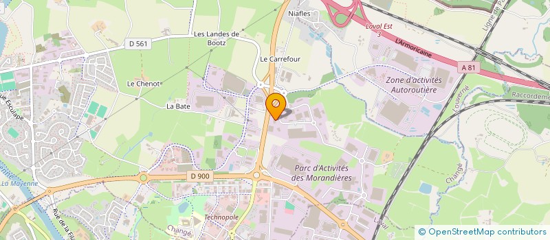 localisation de l'entreprise STARLITE KOTRON SA à CHANGE