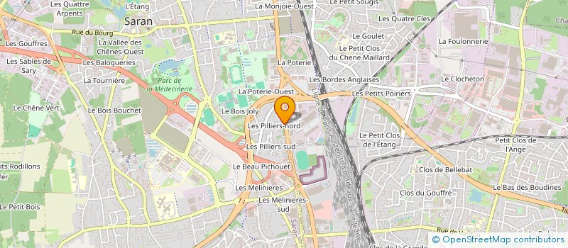 localisation de l'entreprise STARLOC à SARAN