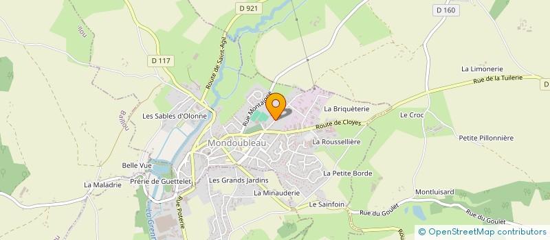localisation de l'entreprise STARM TRAVAUX AGRICOLES RURAUX à MONDOUBLEAU