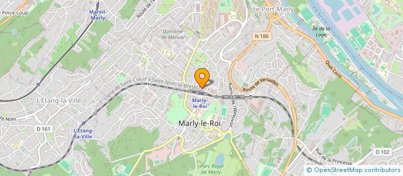 localisation de l'entreprise STARMAX LABORATOIRE DENTAIRE  MARLY-LE-ROI