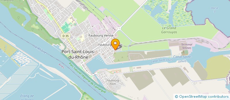 localisation de l'entreprise STARMUSIC à PORT-SAINT-LOUIS-DU-RHONE