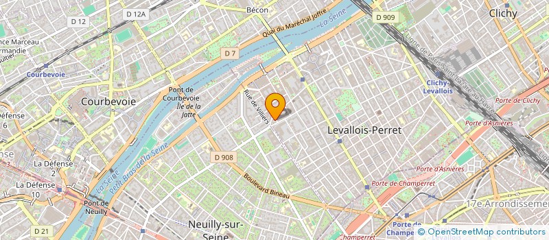 localisation de l'entreprise STARNUTS à LEVALLOIS-PERRET