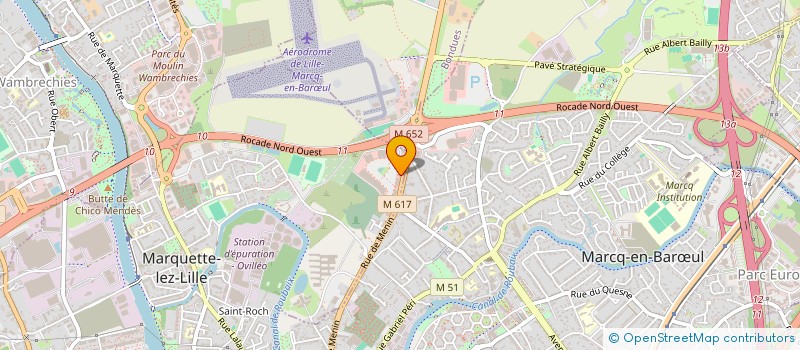 localisation de l'entreprise STAROM  VILLENEUVE D ASCQ