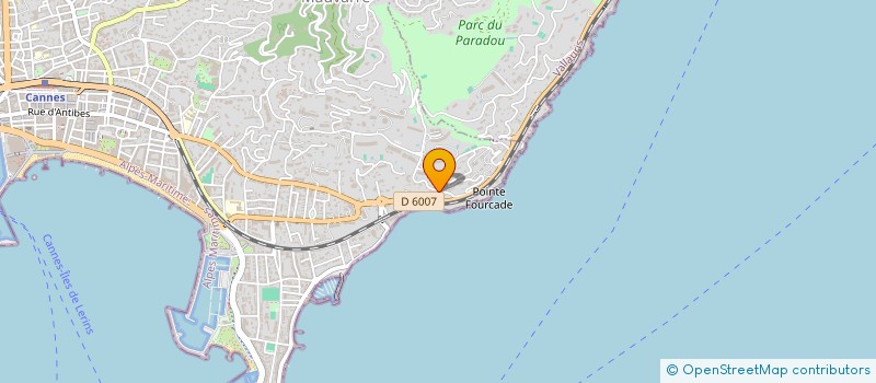 localisation de l'entreprise STARON à CANNES