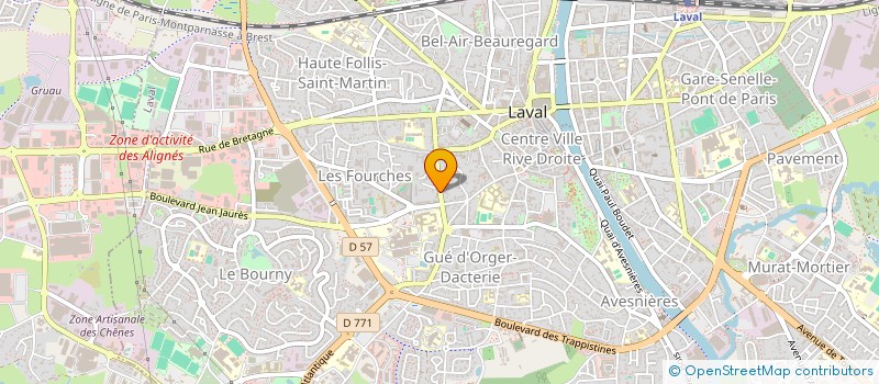 localisation de l'entreprise STAROPI à LAVAL