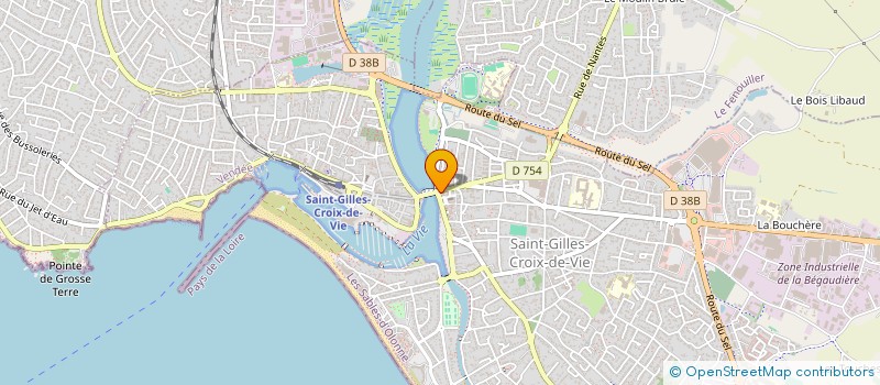 localisation de l'entreprise STAROUTY  SAINT-GILLES-CROIX-DE-VIE