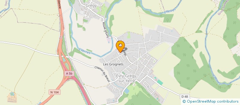 localisation de l'entreprise STARPEACE à EVRY-GREGY-SUR-YERRE