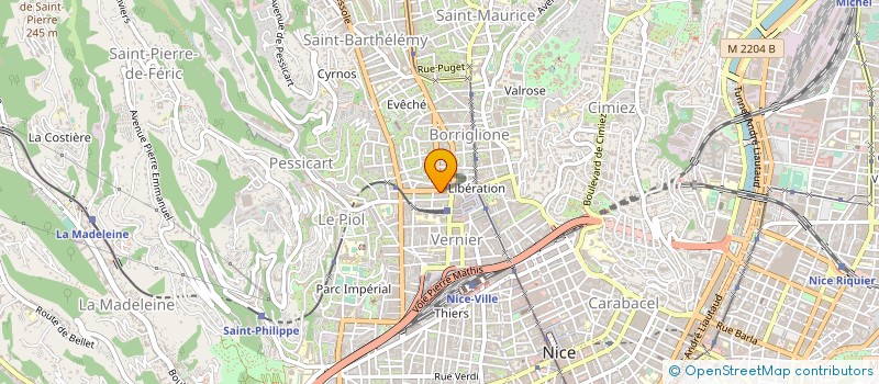 localisation de l'entreprise STARPLAF à NICE