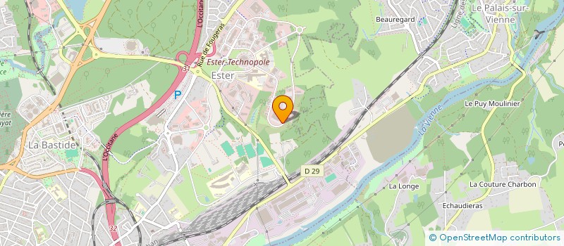 localisation de l'entreprise STARPLAST  LIMOGES