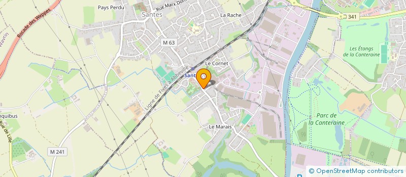 localisation de l'entreprise STARRY HOME  SANTES