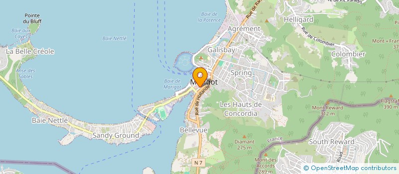 localisation de l'entreprise STARS  SAINT MARTIN