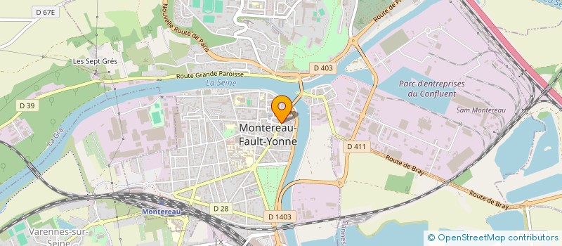 localisation de l'entreprise STARS BAT à MONTEREAU-FAULT-YONNE