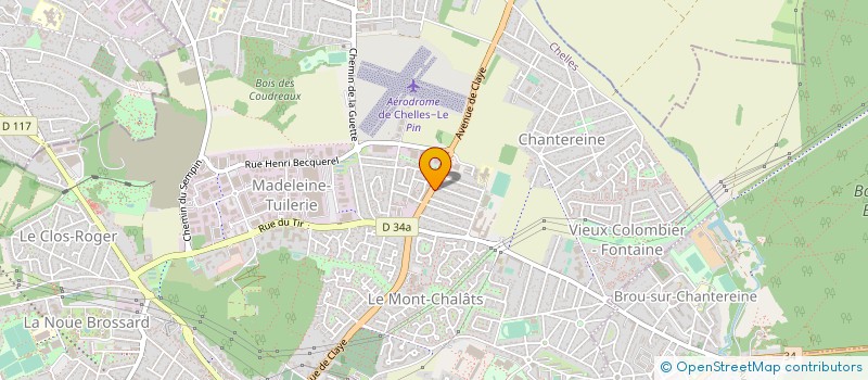 localisation de l'entreprise STARS DE RUNGIS  CHELLES