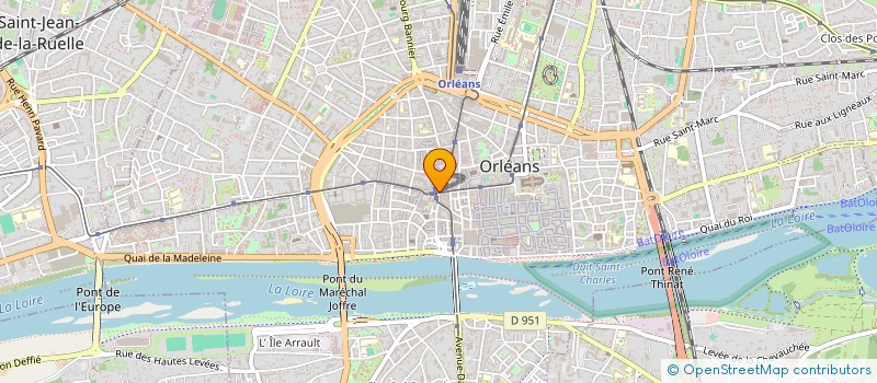 localisation de l'entreprise STARS LAB à ORLEANS
