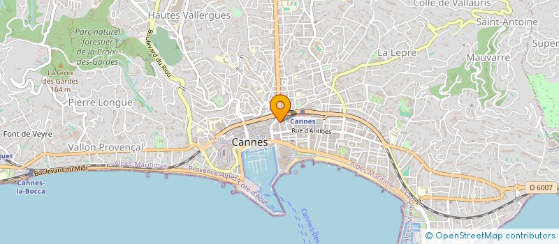 localisation de l'entreprise STARS NAILS à CANNES