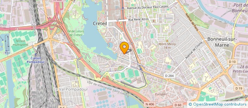 localisation de l'entreprise STARS ONE  CRETEIL