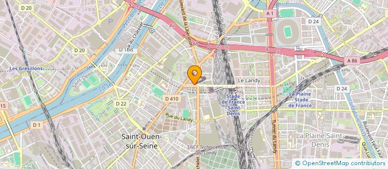 localisation de l'entreprise STARS PARTNER  SAINT-DENIS