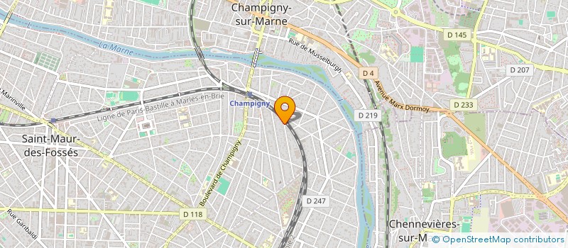 localisation de l'entreprise STARS SECURITE PRIVEE à SAINT-MAUR-DES-FOSSES