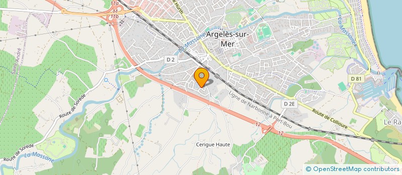 localisation de l'entreprise STARS SHOOTING  ARGELES-SUR-MER