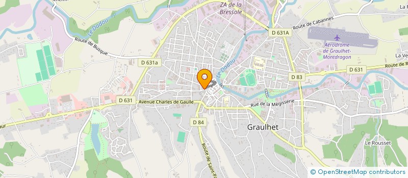 localisation de l'entreprise STARS VIDEO à GRAULHET
