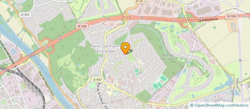 localisation de l'entreprise STARS VOYAGES à SAINT-GERMAIN-LES-CORBEIL
