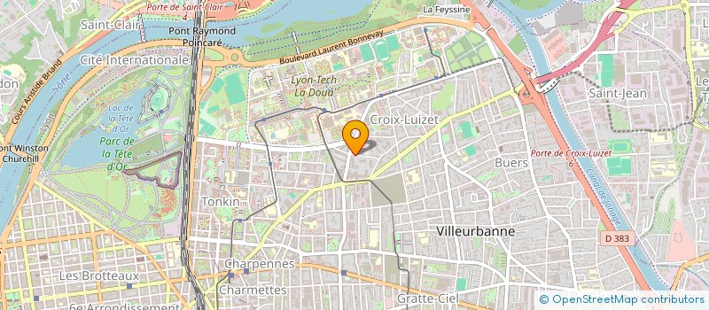 localisation de l'entreprise STARSCENE FRANCE  VILLEURBANNE