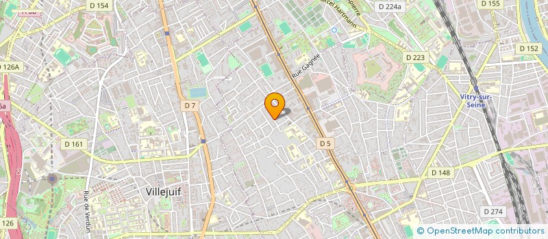 localisation de l'entreprise STARSEC à VITRY-SUR-SEINE