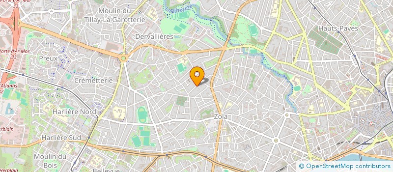 localisation de l'entreprise STARSKY à NANTES