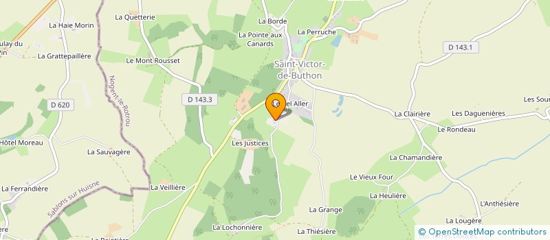 localisation de l'entreprise STARSKY&HUTCH DU PERCHE à SAINT-VICTOR-DE-BUTHON