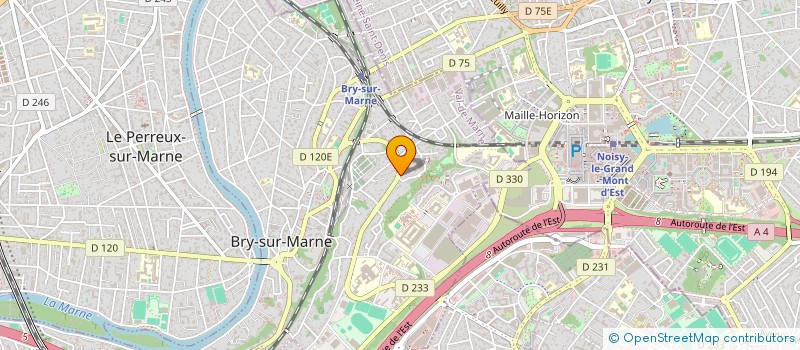 localisation de l'entreprise STARSNETT à BRY-SUR-MARNE