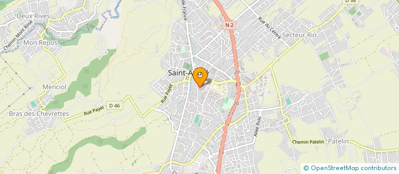 localisation de l'entreprise START à SAINT-ANDRE