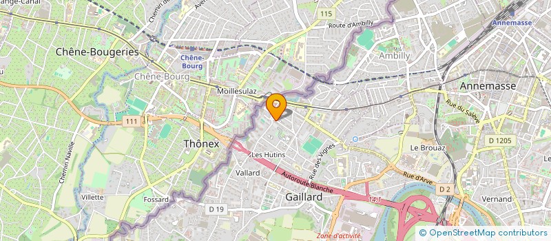 localisation de l'entreprise START à GAILLARD