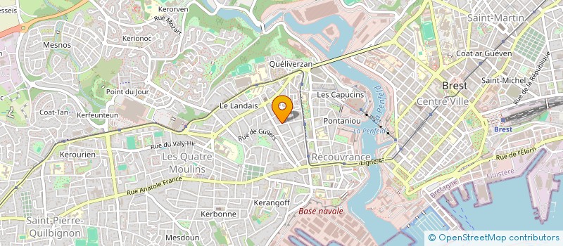localisation de l'entreprise START à BREST