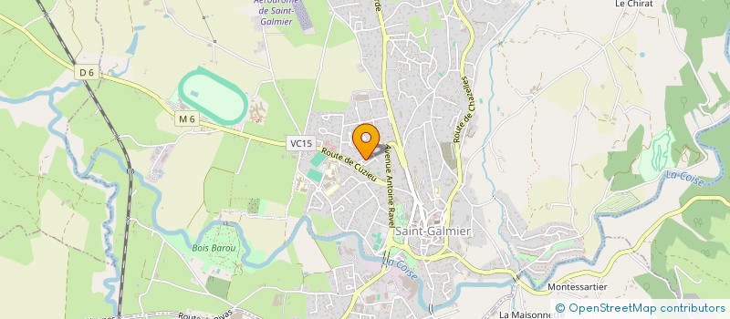 localisation de l'entreprise START  SAINT-GALMIER