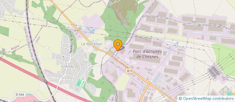 localisation de l'entreprise START . AUTO 38 à GRENAY