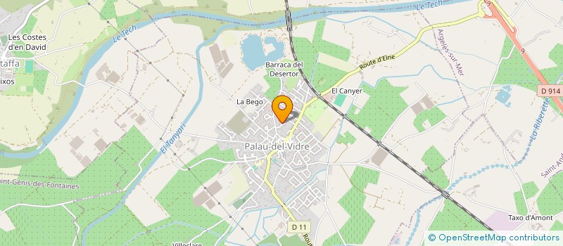 localisation de l'entreprise START AUTO 66  PALAU-DEL-VIDRE