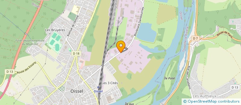 localisation de l'entreprise START AUTO  OISSEL