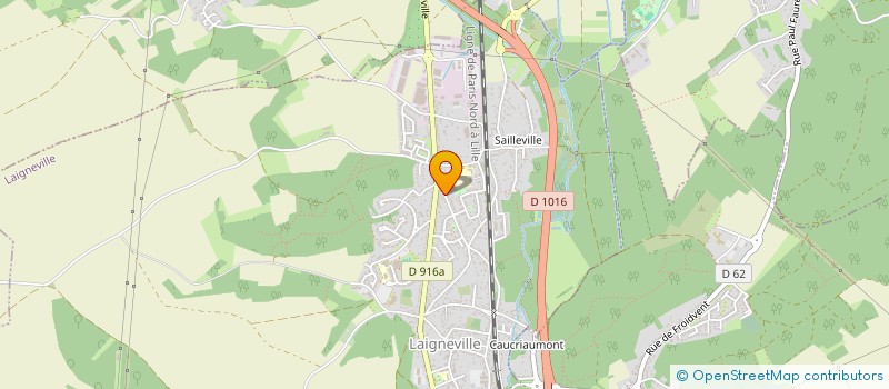 localisation de l'entreprise START AUTO  LAIGNEVILLE